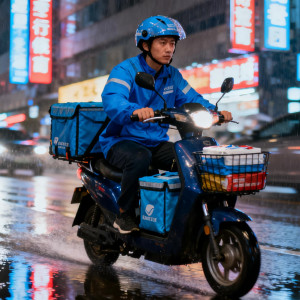送外卖是为了欣赏路边风景?