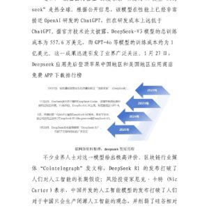 DeepSeek走热全球,标杆之下国产AI仍需求索