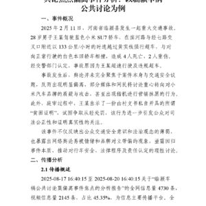 舆论焦点偏离事件分析:以临颍车祸公众讨论为例