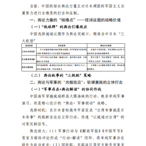 中国对日施压的舆论主导多维协同战略