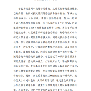 一场没有输家的战争:印巴冲突“双赢”背后的认知战较量